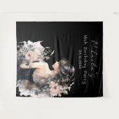 第18誕生日フォトブースBACKDROPタペストリー タペストリー (正面(横))