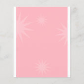 第18誕生日フローラバラ金ゴールド招待状 チラシ (裏面)