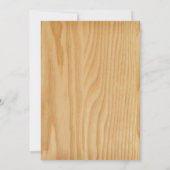 第18誕生日招待状ウ素朴ッド 招待状 (裏面)