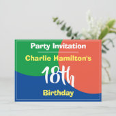 第18誕生日招待状 (スタンド正面)