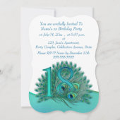 第18誕生日招待状 招待状 (裏面)