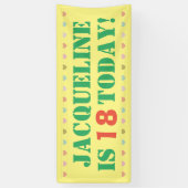 第18誕生日発表 横断幕 (縦)