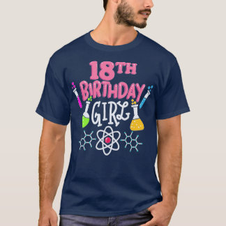第18誕生日科学生物学化学パーティー Tシャツ