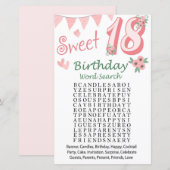 第18誕生日語検索ゲーム (正面/裏面)