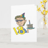 第18誕生日 カード (黄色い花)