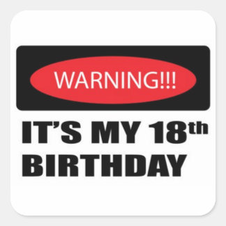 第18誕生日 スクエアシール