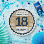 第18誕生日 ペーパープレート (パーティー)