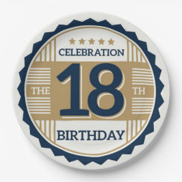 第18誕生日 ペーパープレート