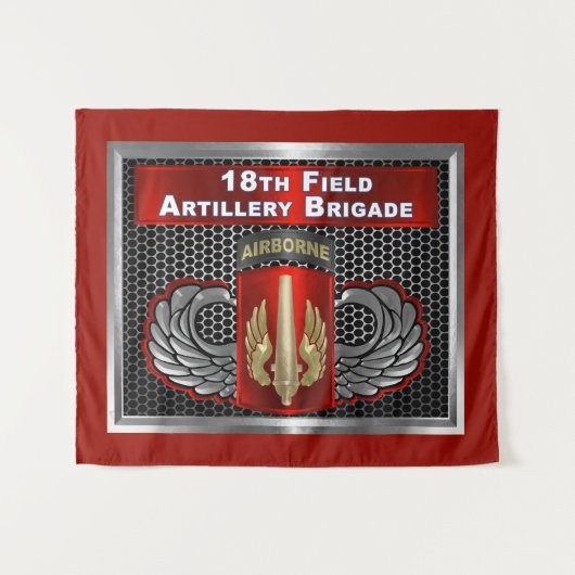 第18軍砲兵旅団（空挺師団） タペストリー (正面(横))