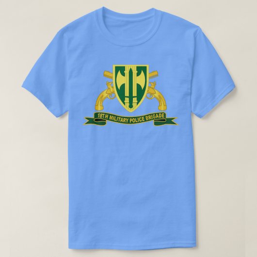 第18軍隊警察旅団Brリボン Tシャツ (デザイン正面)