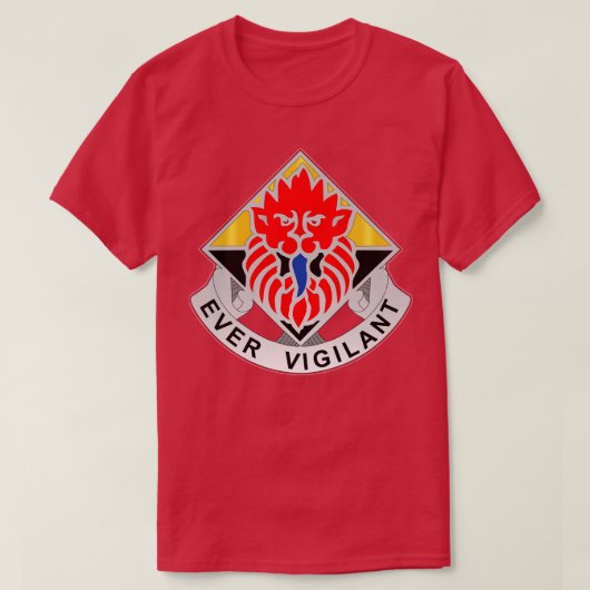 第18軍隊警察旅団DUIをテキストX Tシャツ (デザイン正面)