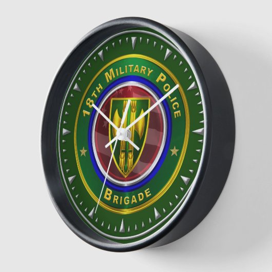 第18軍隊警察隊 壁時計 (傾斜)