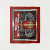 第18野戦砲兵旅団（空挺） タペストリー (正面)