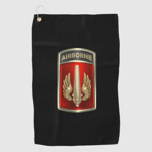 第18野砲兵旅団空挺部隊 ゴルフタオル (正面)