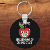 第180学期の最終日2年生の仮面日 キーホルダー (正面)