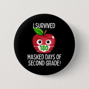 第180学期の最終日2年生の仮面日 缶バッジ