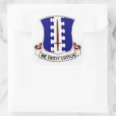 第187歩兵隊DUIステッカー スクエアシール (バッグ)