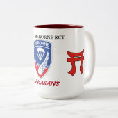 第187空挺部隊 ツートーンマグカップ (正面右)