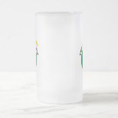 第19ホールのゴルフダおもしろいダイズムの贈り物 フロストグラスビールジョッキ (中央)