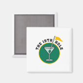 第19ホールのゴルフダおもしろいダイズムの贈り物 マグネット (正面/裏面)