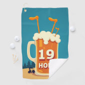 第19ホール:ゴルファーのリトリート ゴルフタオル (インサイチュ)