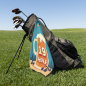 第19ホール:ゴルファーのリトリート ゴルフタオル (グリーン)