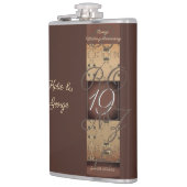 第19回結婚記念ダークブロンズ  フラスク (左)