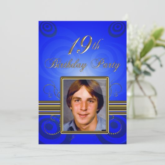 第19回誕生日パーティーへの招待 招待状 (スタンド正面)