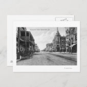 第19回通りのビュー# 2ベーカースフィールド, CA ポストカード (正面/裏面)