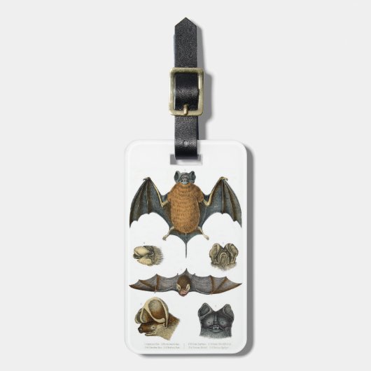 第19回C.こうもりプリント ラゲッジタグ (正面縦)
