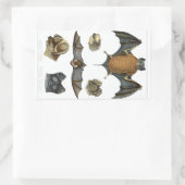 第19回C.こうもりプリント 長方形シール (バッグ)