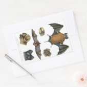 第19回C.こうもりプリント 長方形シール (封筒)