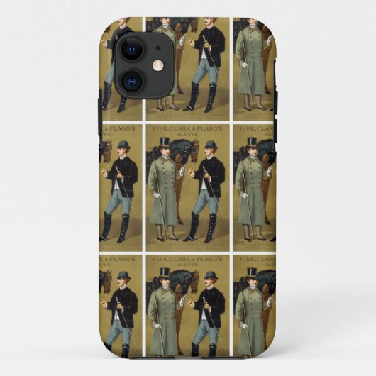 第19回C.ヴィンテージメンズグローブ Case-Mate iPhoneケース (裏面)