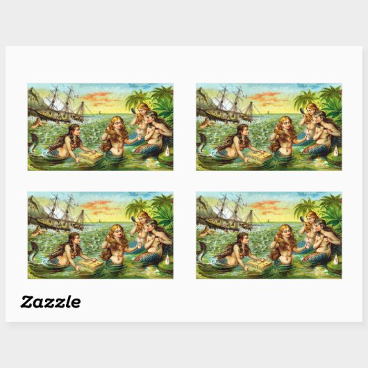 第19回C.人魚 長方形シール (シート)