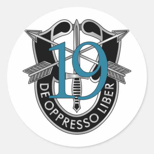 第19期特殊部隊グループクレスト ラウンドシール (正面)