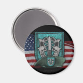 第19期特殊部隊グループフラッシュ退役軍人vets magn マグネット (正面/裏面)