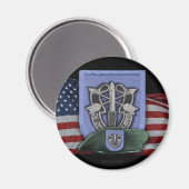 第19期特殊部隊グループフラッシュ退役軍人vets magn マグネット (正面/裏面)