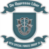 第19期特殊部隊グループ（空挺部隊）第19期SFG シール (正面)