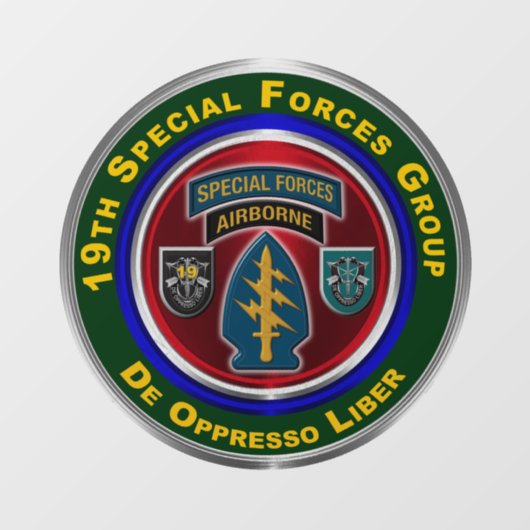 第19期特殊部隊(空挺部隊) ウィンドウサイン (シート)