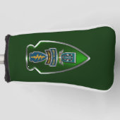 第19期特殊部隊（空挺部隊）矢頭 ゴルフヘッドカバー (正面)