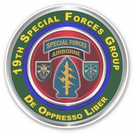 第19期空挺部隊 シール (正面)