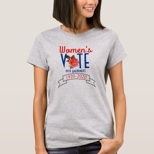 第19条改正女性投票Tシャツ Tシャツ (正面)