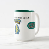 第19特殊部隊のグループのマグ ツートーンマグカップ (正面右)