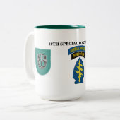 第19特殊部隊のグループのマグ ツートーンマグカップ (正面左)