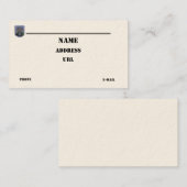 第19特殊部隊は獣医の抜け目がない名刺を分けます 名刺 (正面/裏面)