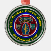 第19特殊部隊(空挺) メタルオーナメント (正面)