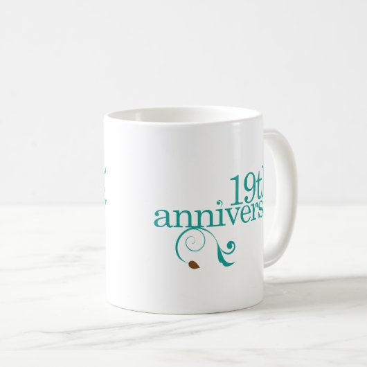 第19記念日 コーヒーマグカップ (正面右)