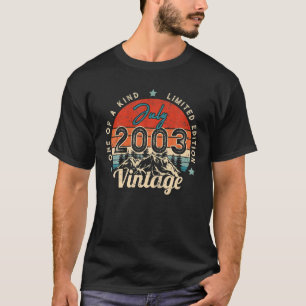 第19誕生日ギフトヴィンテージ2003年7月1日 Tシャツ