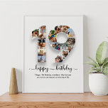 第19誕生日コラージュのポスター ポスター<br><div class="desc">19祝歳の誕生日はこの写真コラージュパーソナライズされたポスター。思い出お気に入りのや写真を追加して、息子、娘、友人、愛する人に最適な意味のある記念品を作成する。</div>