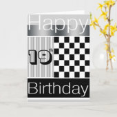 第19誕生日 カード (黄色い花)